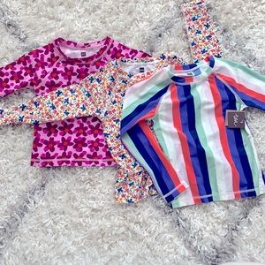 Tea Collection rash-guards, NWT